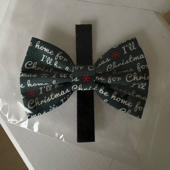 NWT | I’ll be home for Christmas | Christmas Dog Bowtie | Pet Accessories - Picture 3 of 6